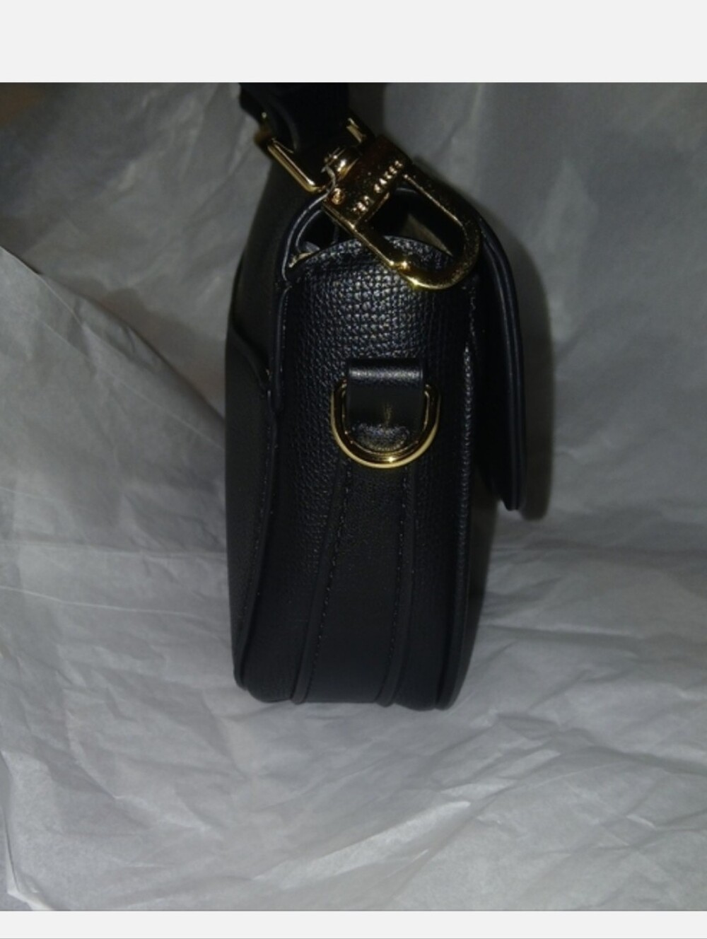 Ted Baker Embossed Logo Rory Crossbody/ Detachable Rosette Strap, Black - Picture 9 of 13